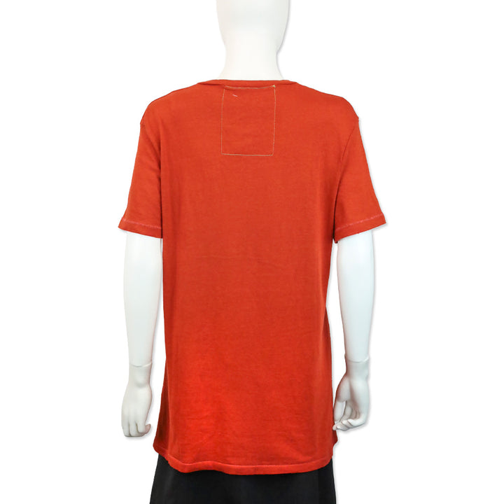 Aviator Nation Orange Wild Spirit V Neck Tee
