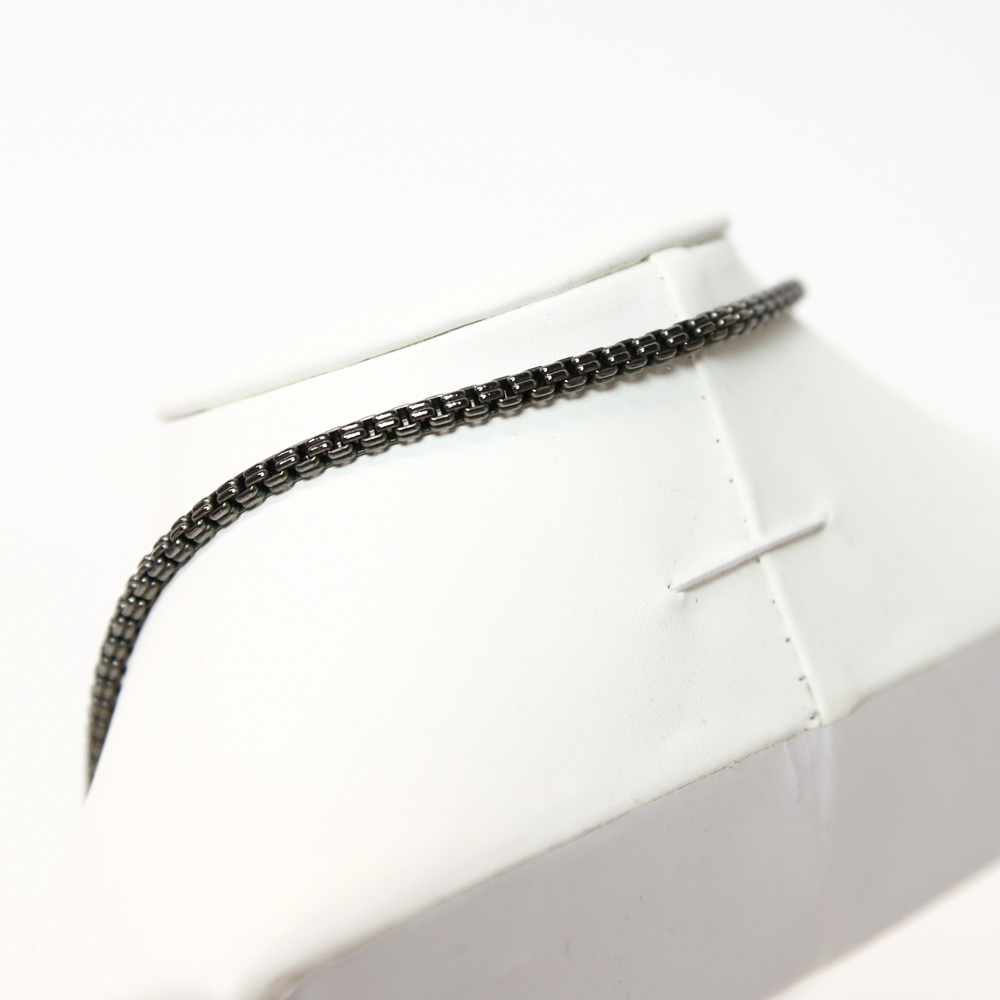 YSL Wood & Mother of Pearl Toggle Necklace