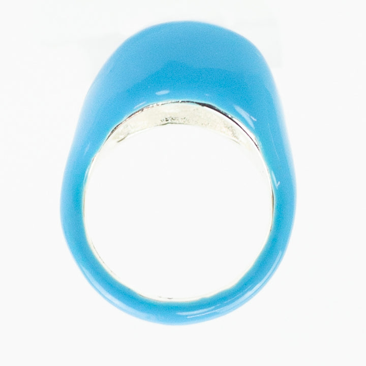 Jenny Bird Arlo Blue Enamel Ring