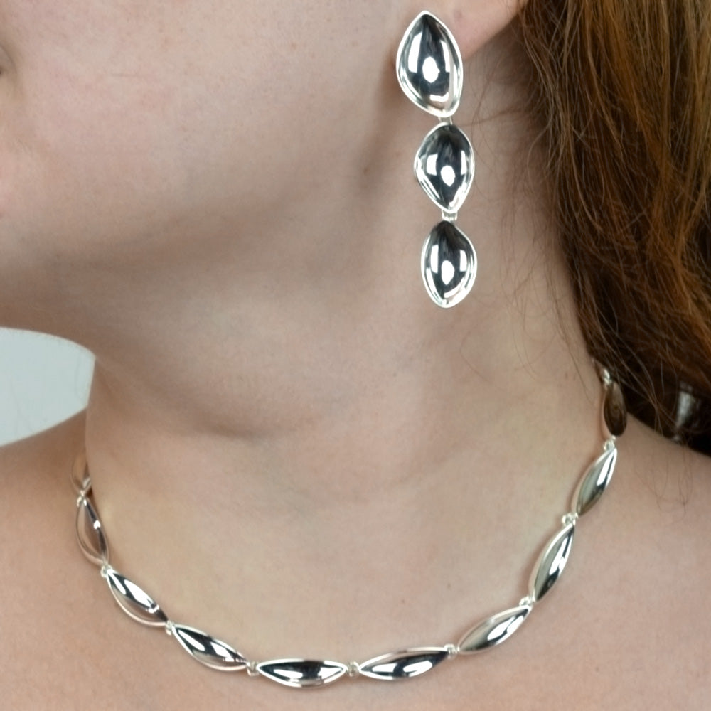 Jenny Bird Studio Choker Silver Necklace