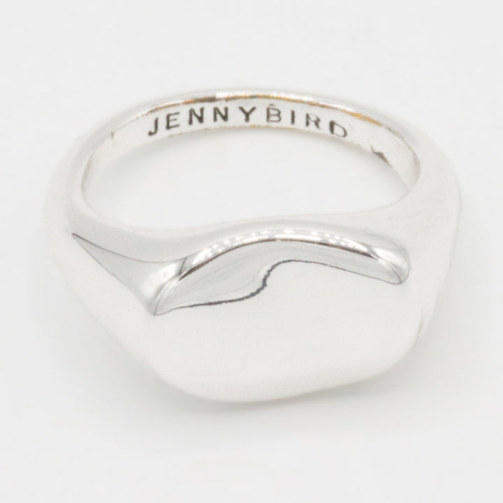 Jenny Bird Dee Signet Silver Ring