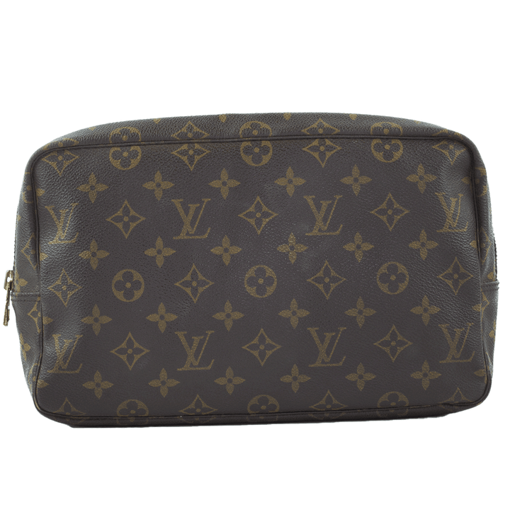 Back view of Louis Vuitton Vintage Trousse Toilette 28 Monogram Pouch