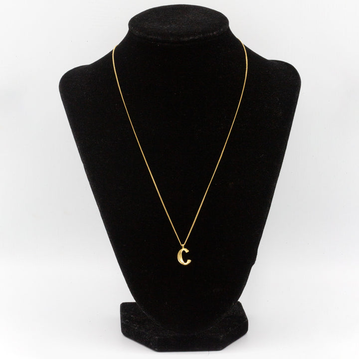 Jenny Bird Gold Monogram Chain Necklace