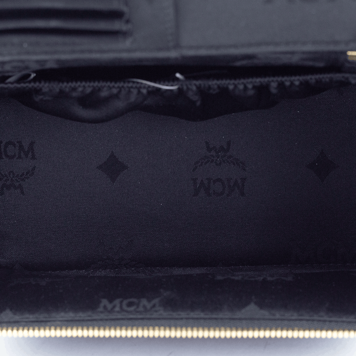 interior view of MCM Rockstar Gray Visetos Vanity Case