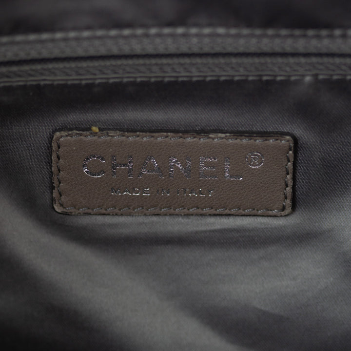 Chanel Modern Chain Rhodoid Black Hobo Bag