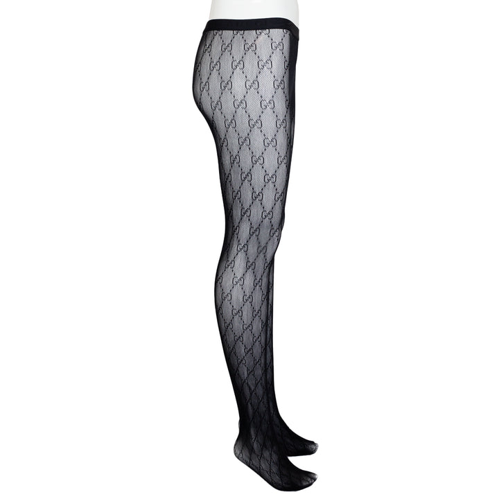 Gucci Black GG Supreme Tights