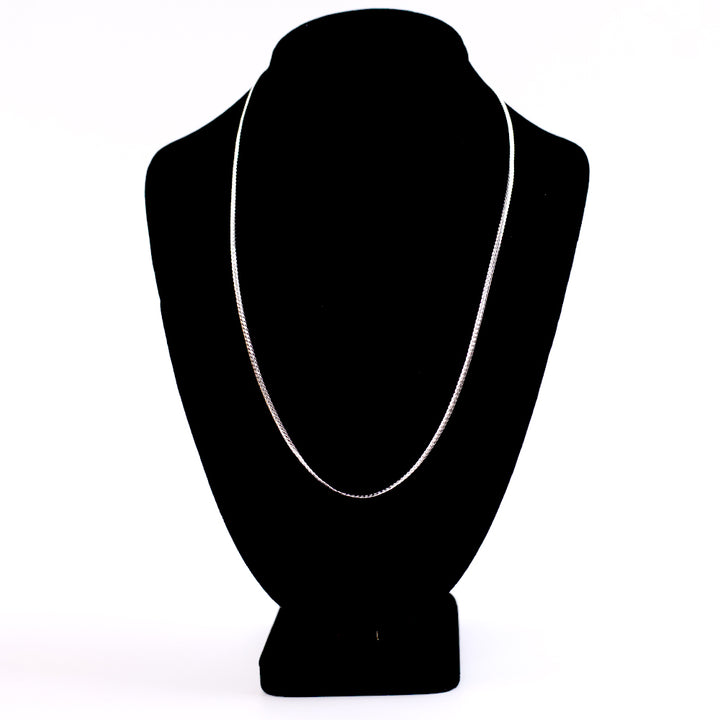 Jenny Bird Aria Silver Small Curb Chain Necklace