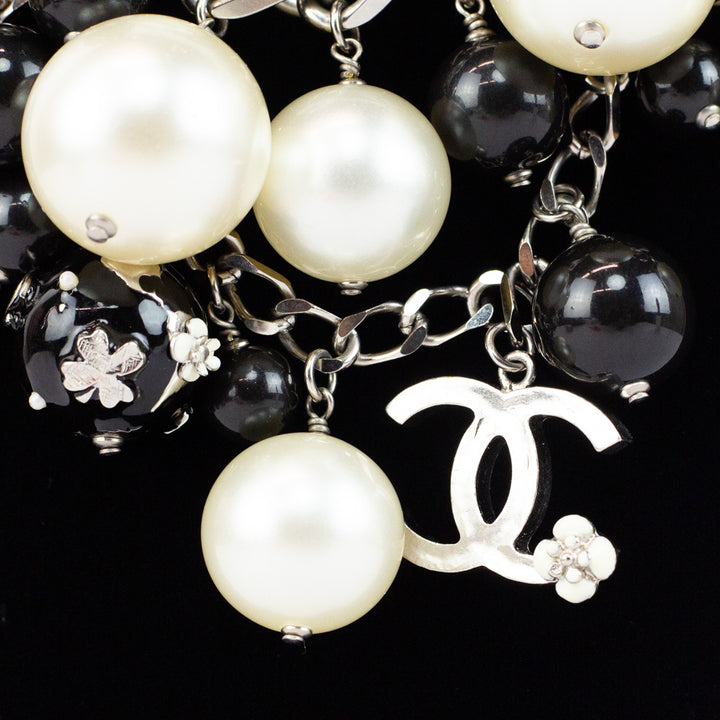 Chanel 2013 Globe & Pearl Statement Necklace