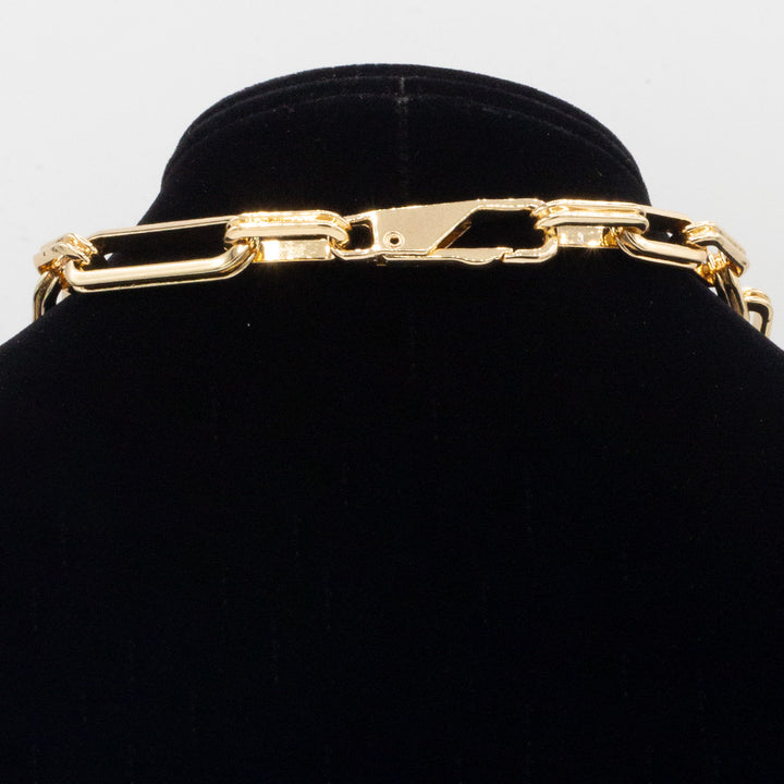Jenny Bird Gold Rahni Ribbed Chain Necklace