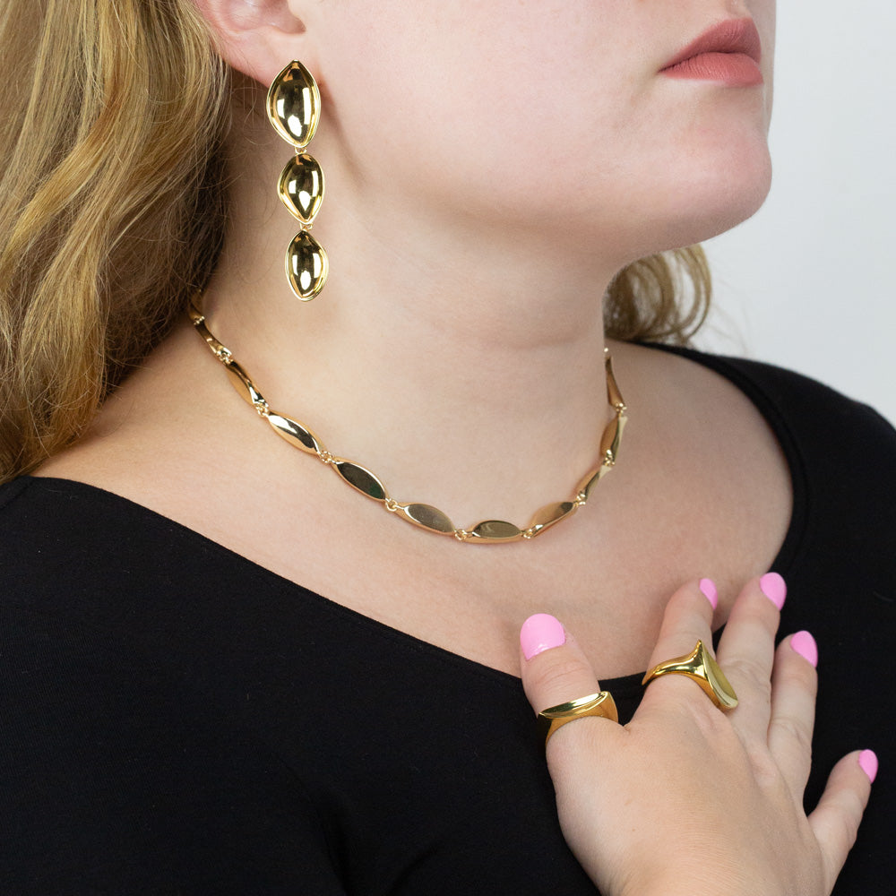 Jenny Bird Studio Choker Gold Necklace
