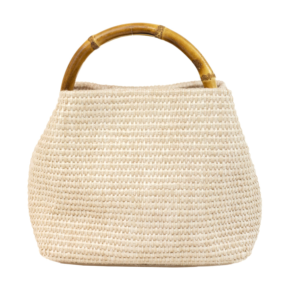 Cult Gaia Mini Solene Woven Top Handle Bag