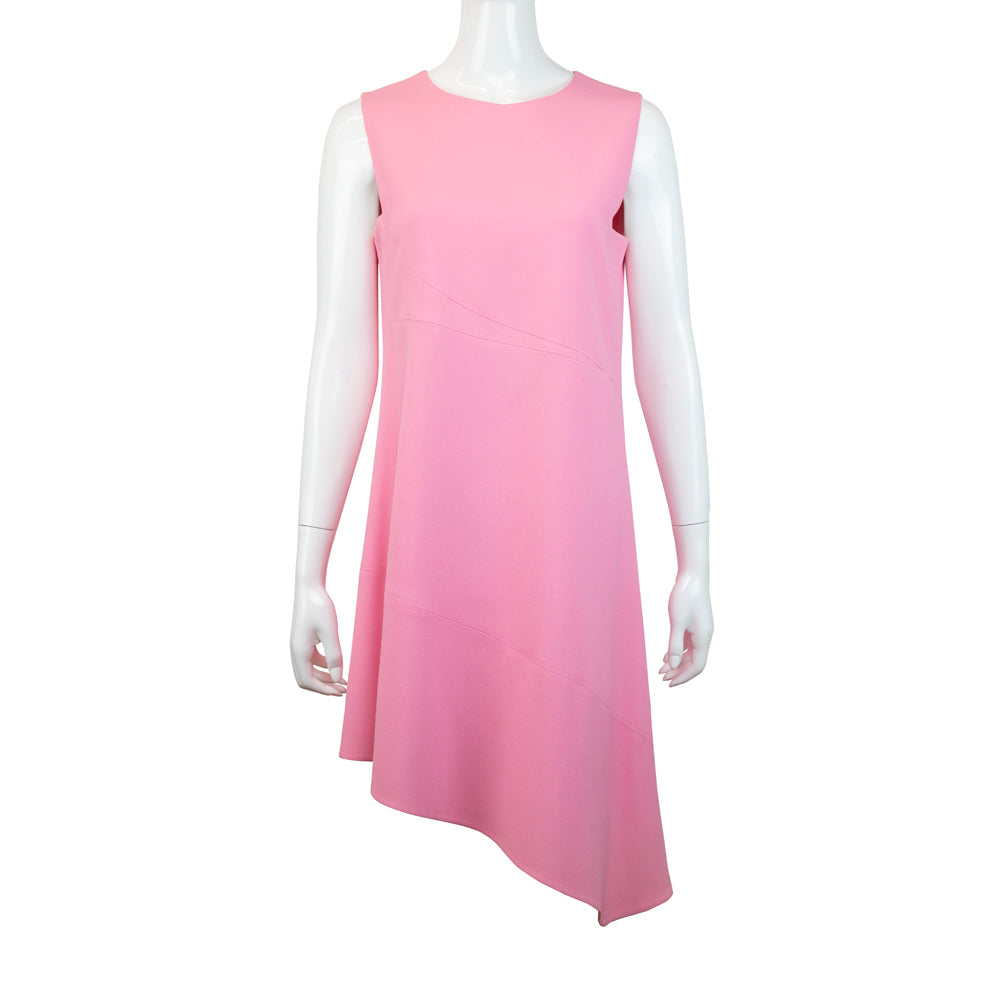 Narciso Rodriguez Pink High Low Midi Dress