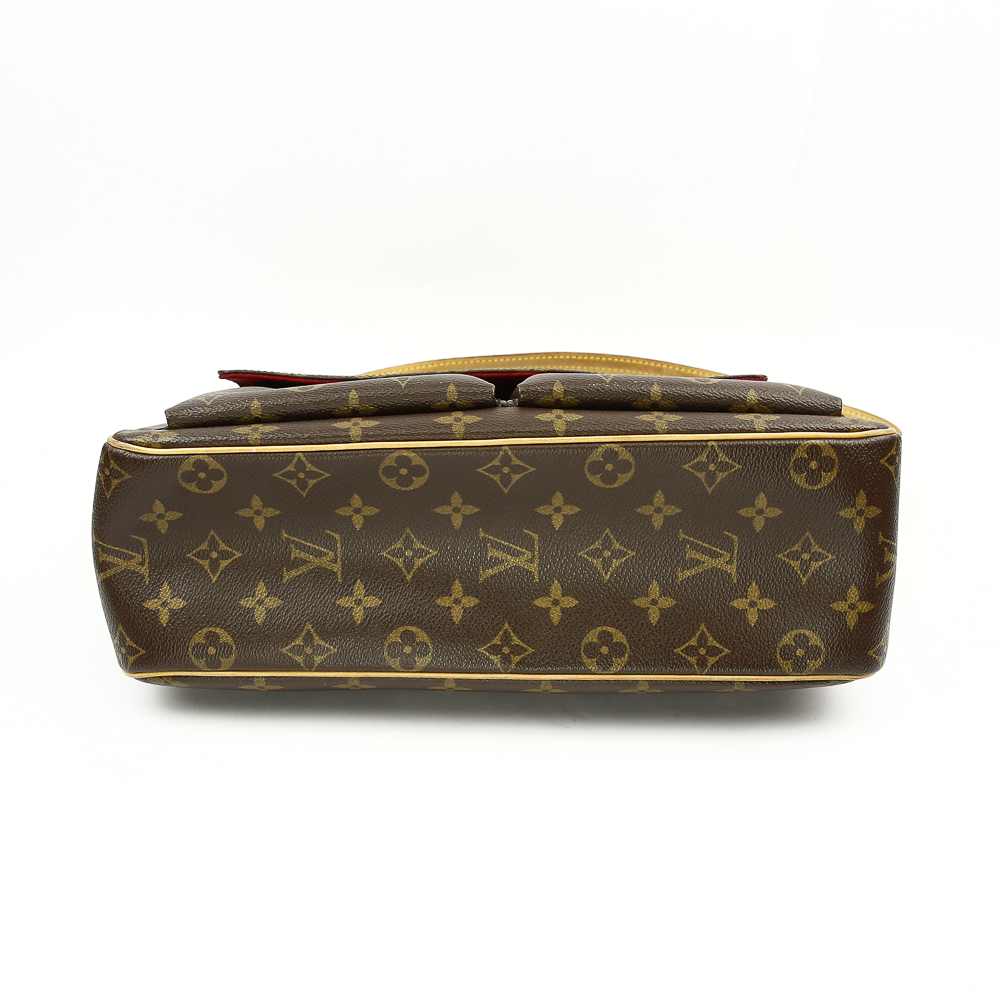 Base view of Louis Vuitton Monogram Coated Canvas Viva Cite Shoulder Bag