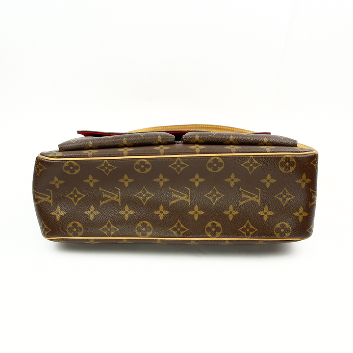 Base view of Louis Vuitton Monogram Coated Canvas Viva Cite Shoulder Bag