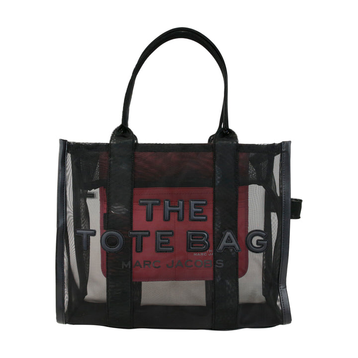 Marc Jacobs Black Large Mesh Tote Bag