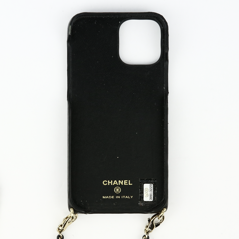 Chanel Black Quilted Leather Phone Case With Camellia Chain | DBLTKE Luxury Consignment Boutique Chanel Black Quilted Leather Phone Case With Camellia Chain | DBLTKE Luxury Consignment Boutique