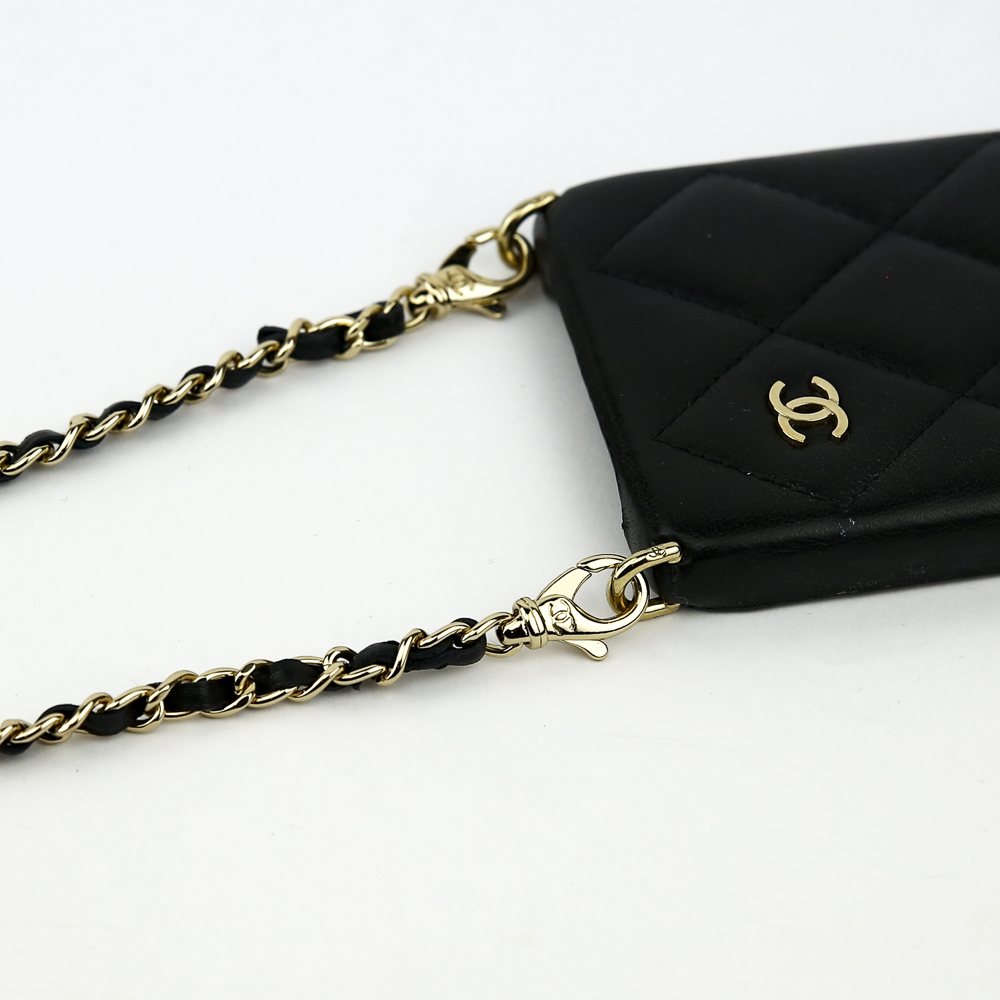 Chanel wallet on chain with phone case sale