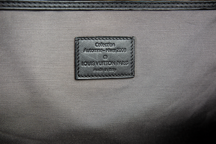 Louis Vuitton Speedy Cube 30 Black Calfskin Embossed Leather Satchel