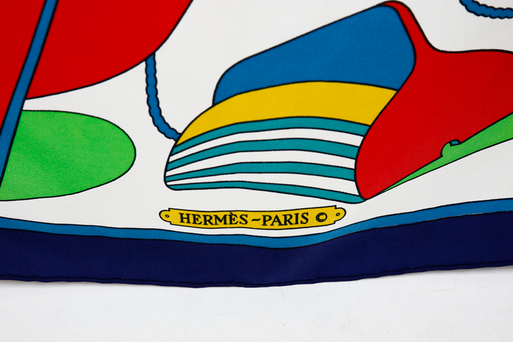 Hermes Multi-Color Thalassa Silk Scarf