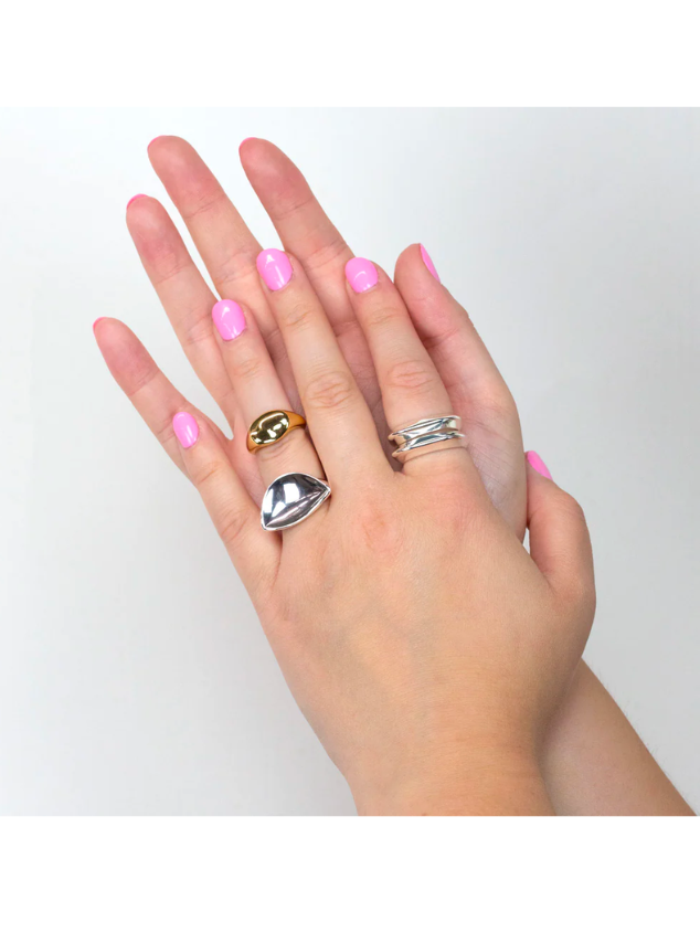 Jenny Bird Cordo Silver Ring