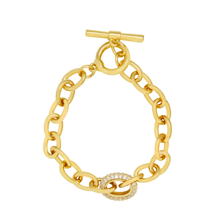 Ettika True To You Chain Toggle Bracelet