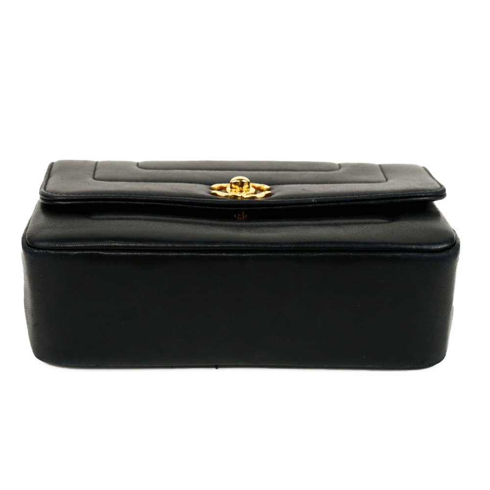 base view of Chanel Black Vintage Bijoux Chain Flap Bag