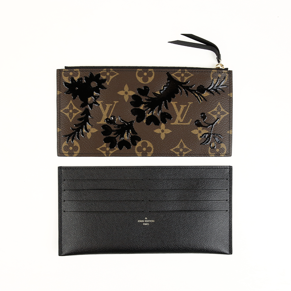 New Louis Vuitton Cards Limited Edition Black Felicie Bag