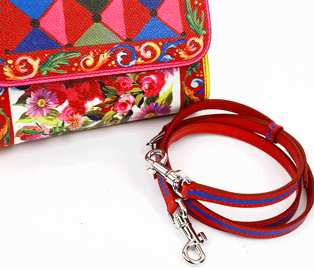 strap view of Dolce & Gabbana Mambo Mini Miss Sicily Handbag