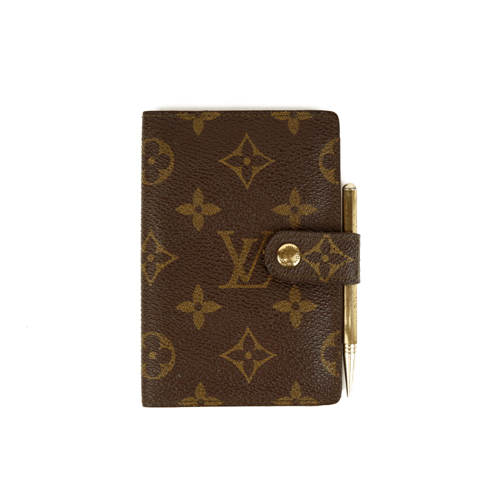 Louis Vuitton Vintage Monogram Coated Canvas Agenda Cover