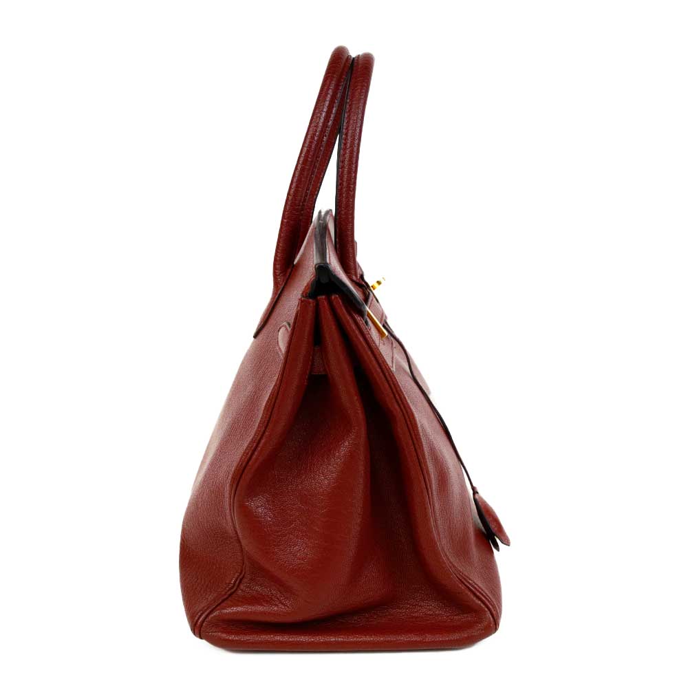 Hermès Rouge H Chevre de Coromandel Birkin 35 | DBLTKE Luxury Consignment Boutique