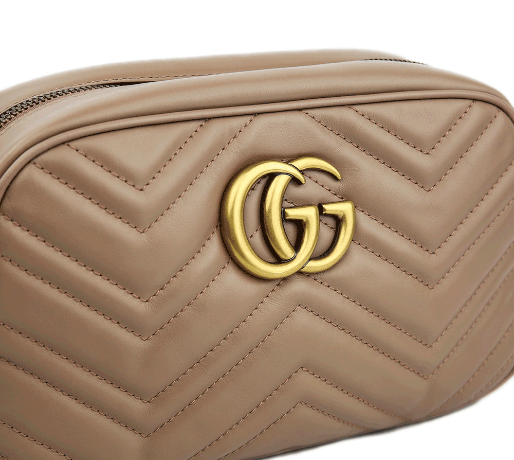 Gucci Small GG Marmont Matelassé Leather Bag