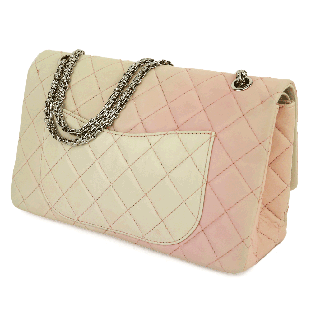 Back viwe of Chanel Lambskin Reissue 226 Double Flap Handbag