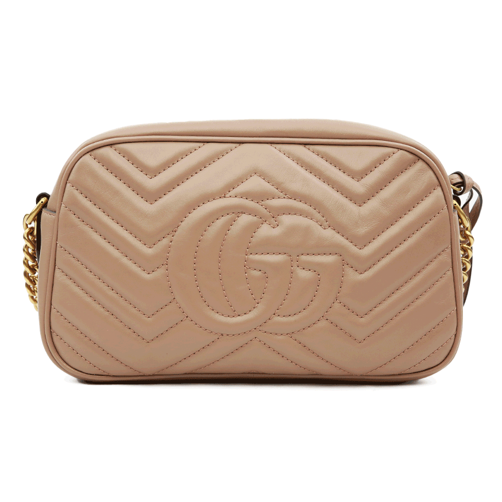 back view of Gucci Small GG Marmont Matelassé Leather Bag