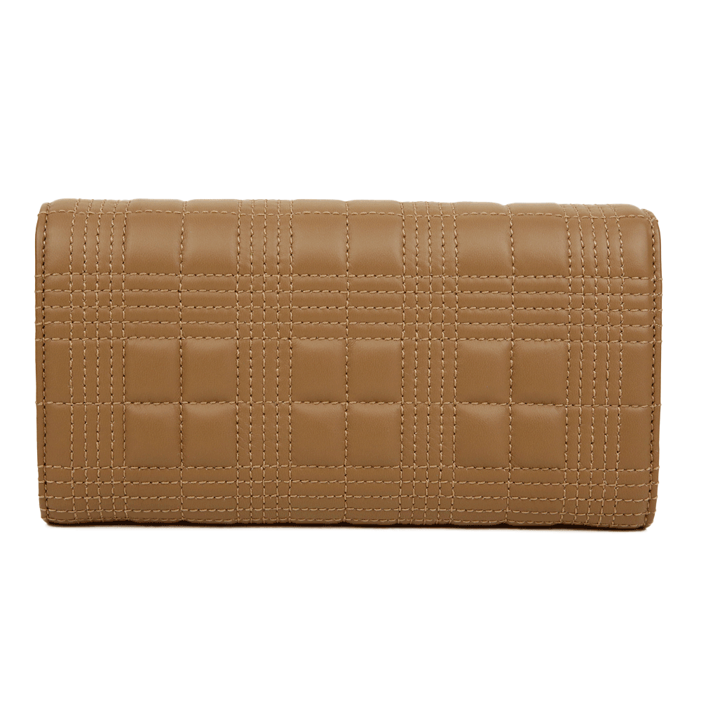 back view of Burberry Quilted Leather Lola Wallet
