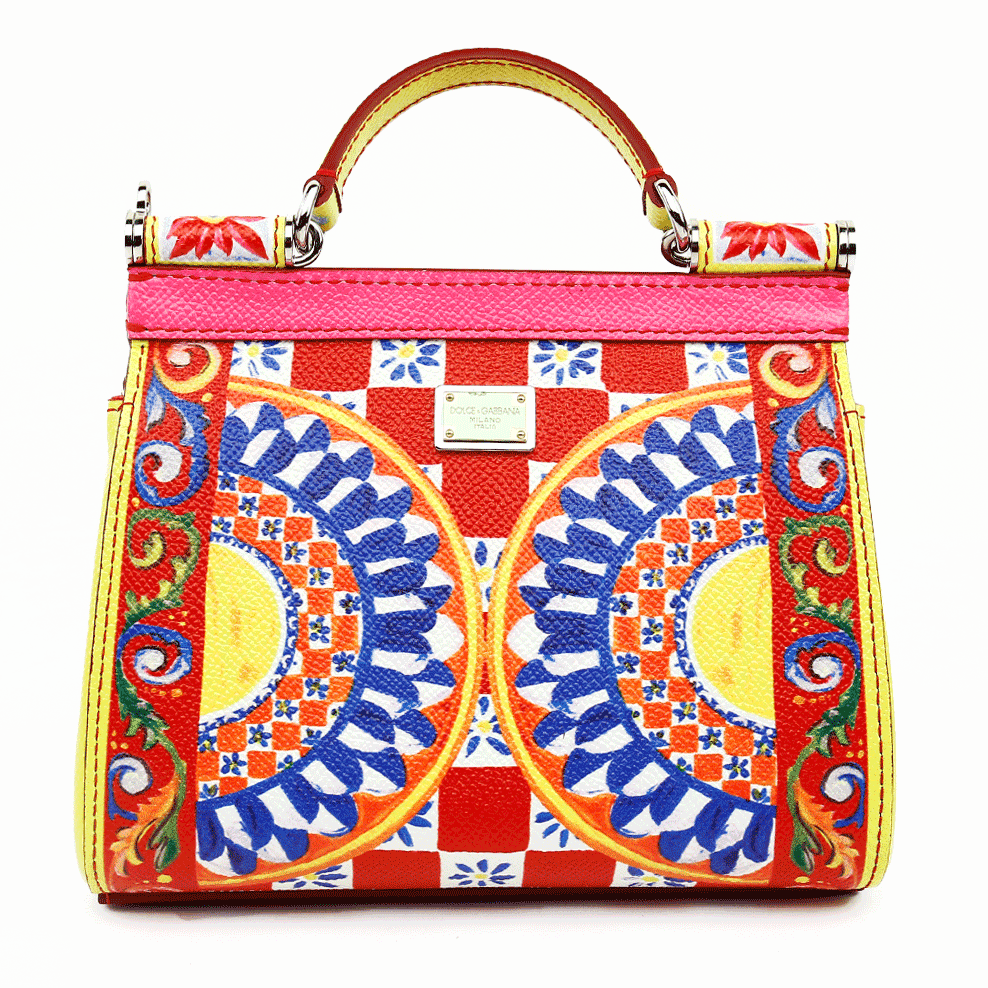 back view of Dolce & Gabbana Mambo Mini Miss Sicily Handbag