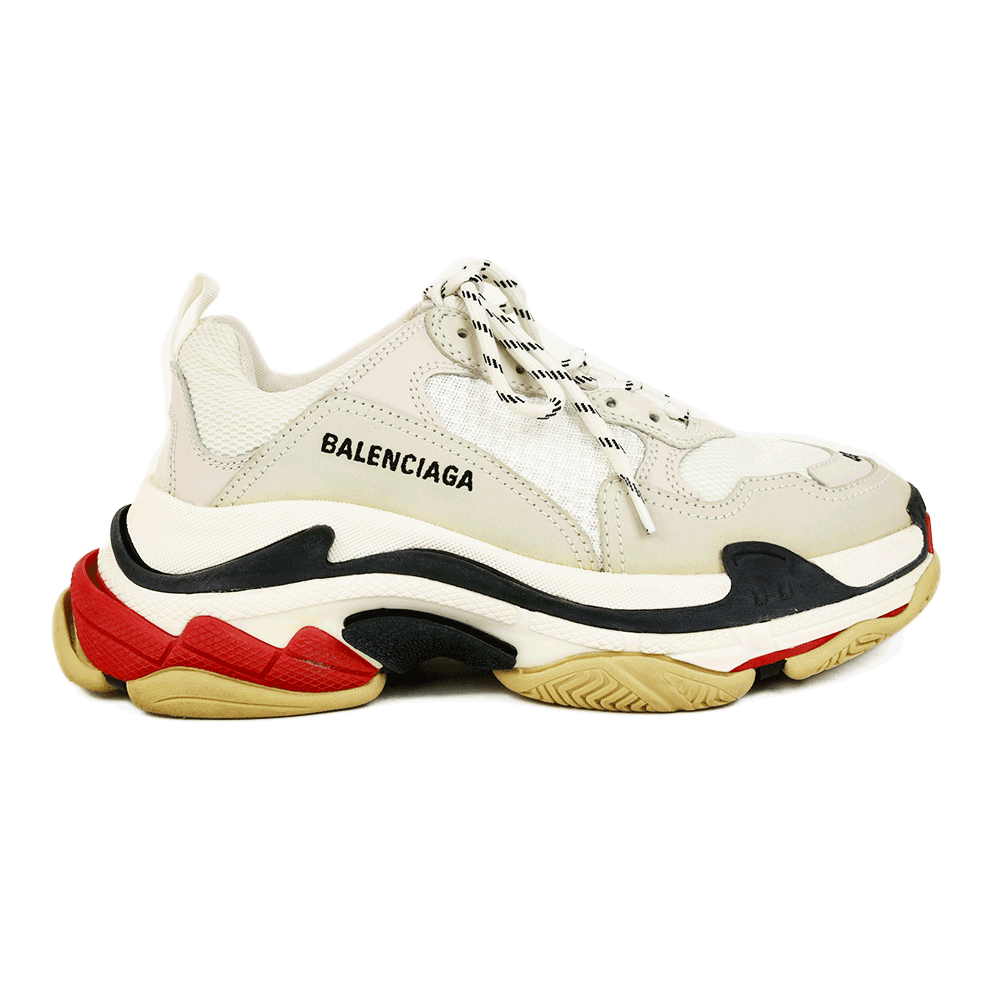 side view of Balenciaga Triple S Chunky Sneakers