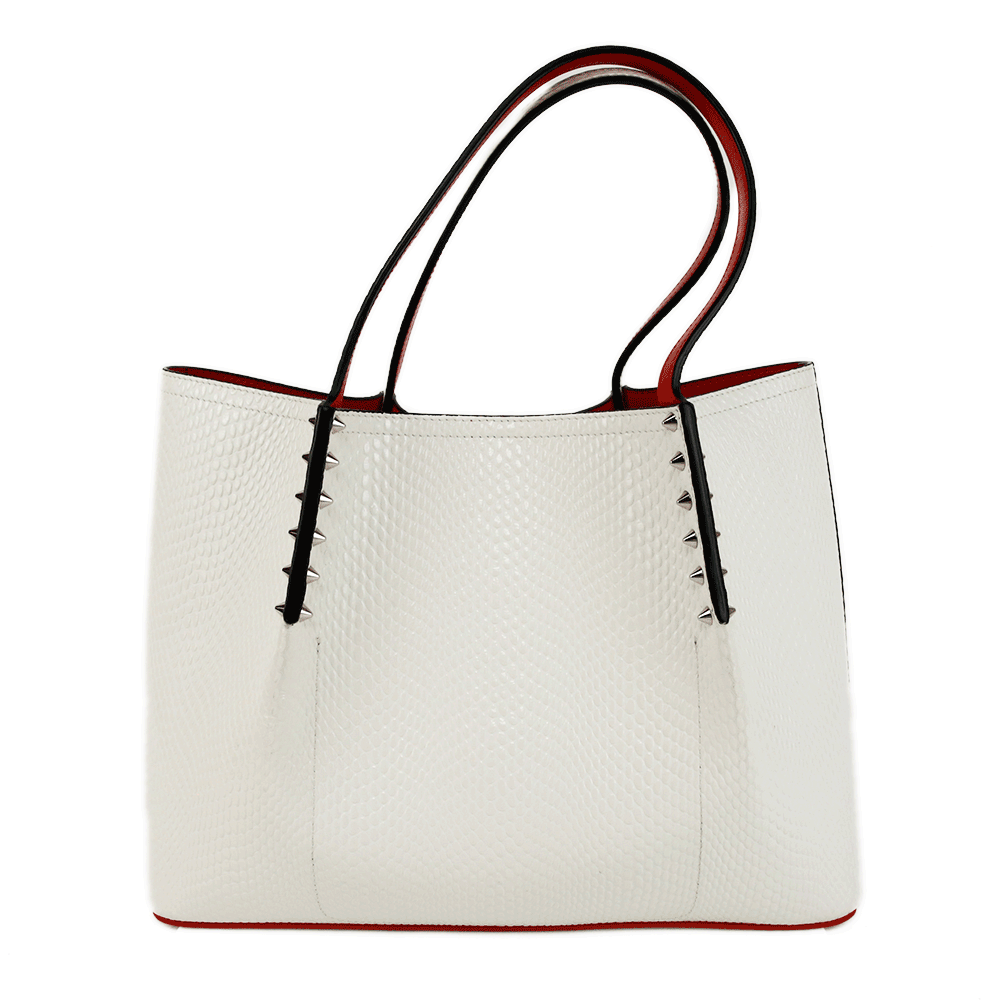 Christian Louboutin Cabarock Small Spiked Leather Tote