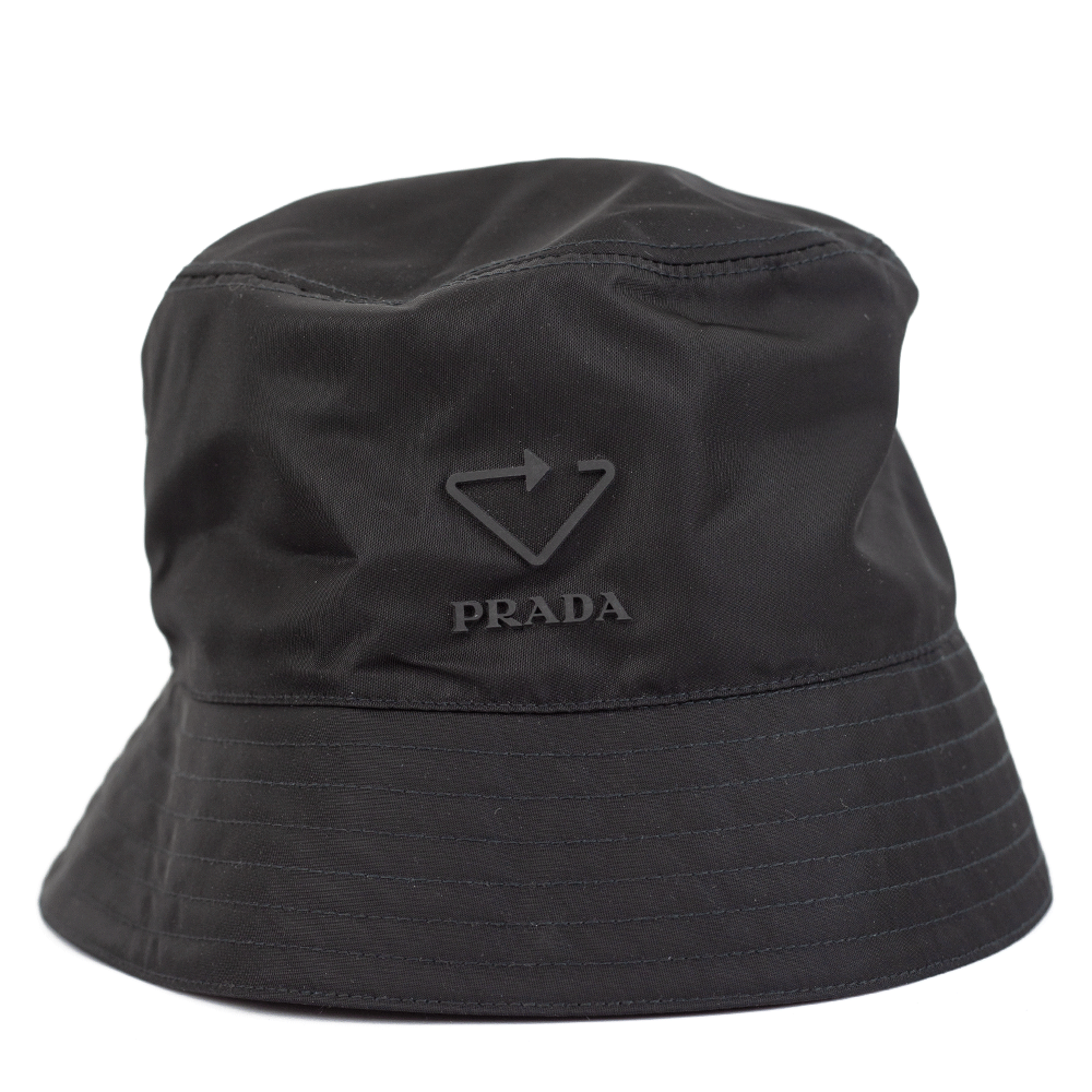 Prada Re-Nylon Black Bucket Hat
