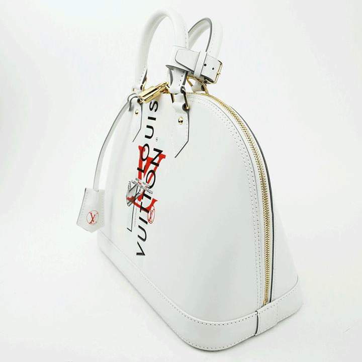 side view of Louis Vuitton Mars Limited Edition Alma PM