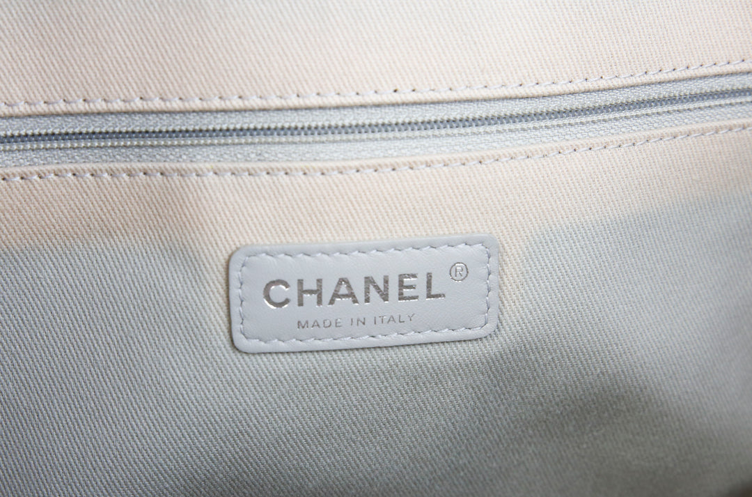 Chanel Pale Pink Leather Deauville Tote