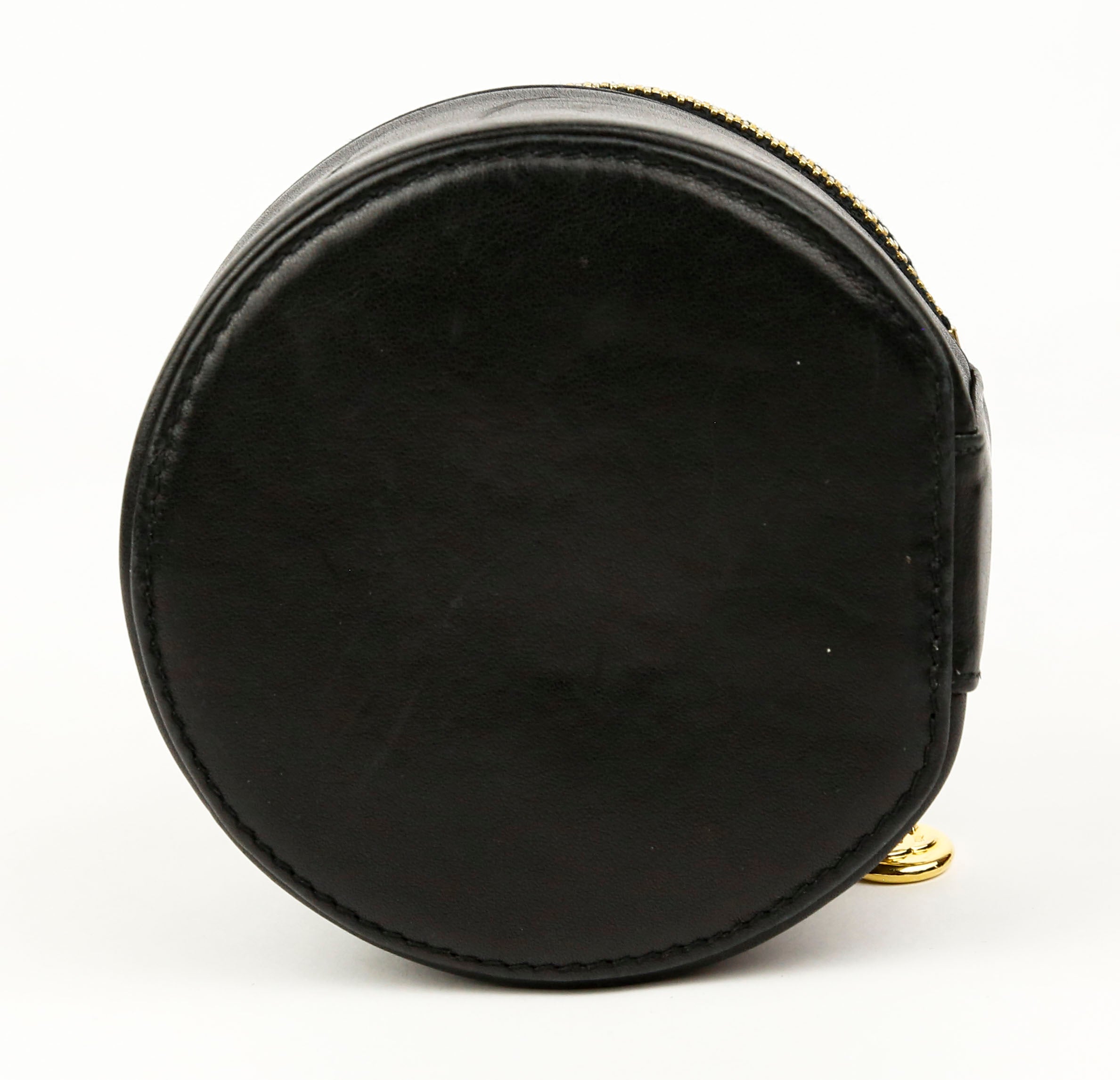 Chanel Black Lambskin Leather Vintage Jewelry Box | DBLTKE Luxury