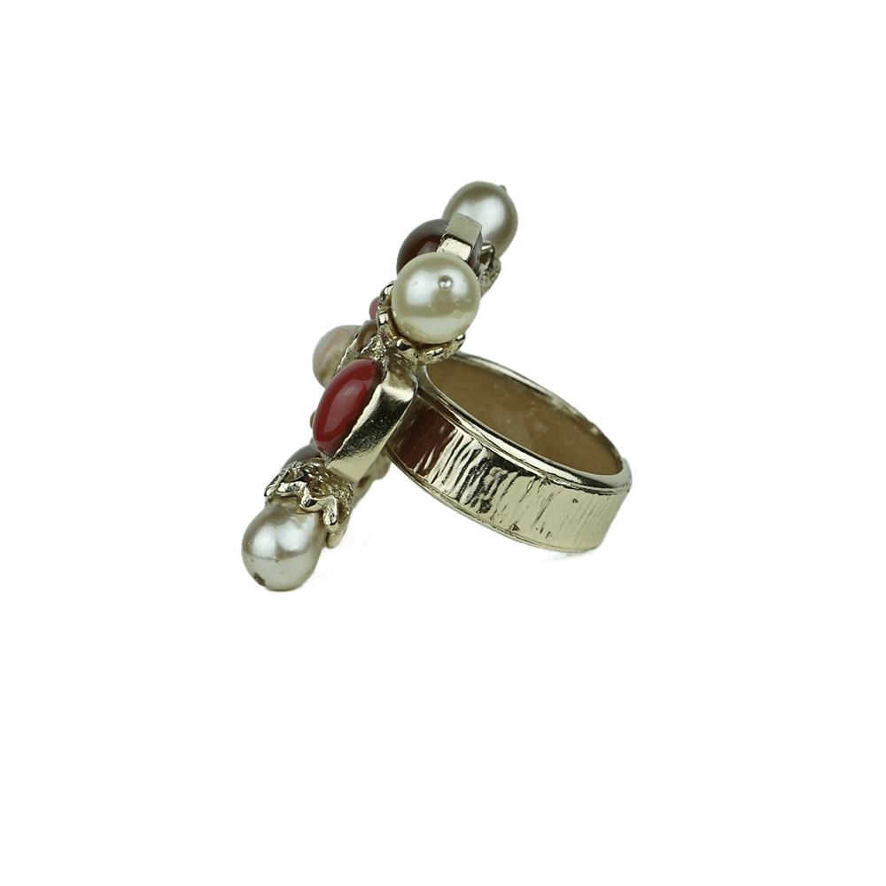 Chanel Gripoix Cocktail Ring