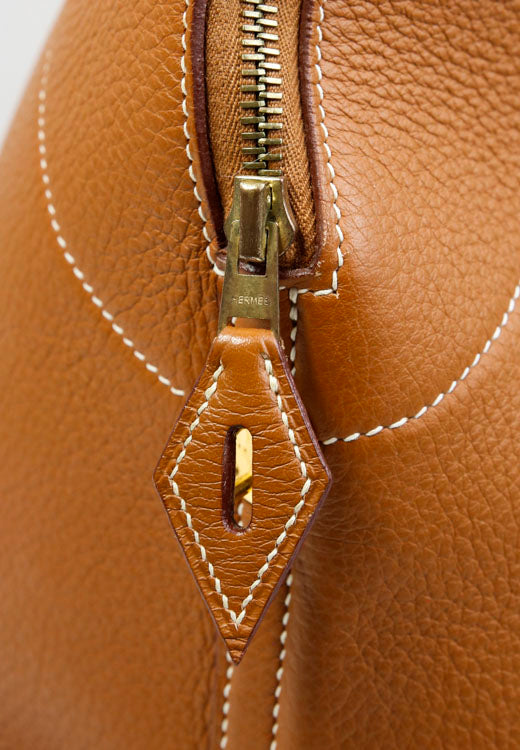 Hermès Caramel Togo Leather Bolide 45