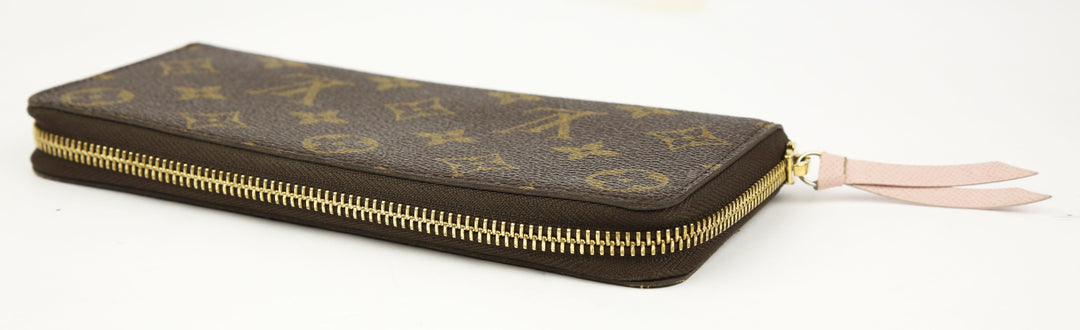 Louis Vuitton Monogram Coated Canvas Clemence Wallet