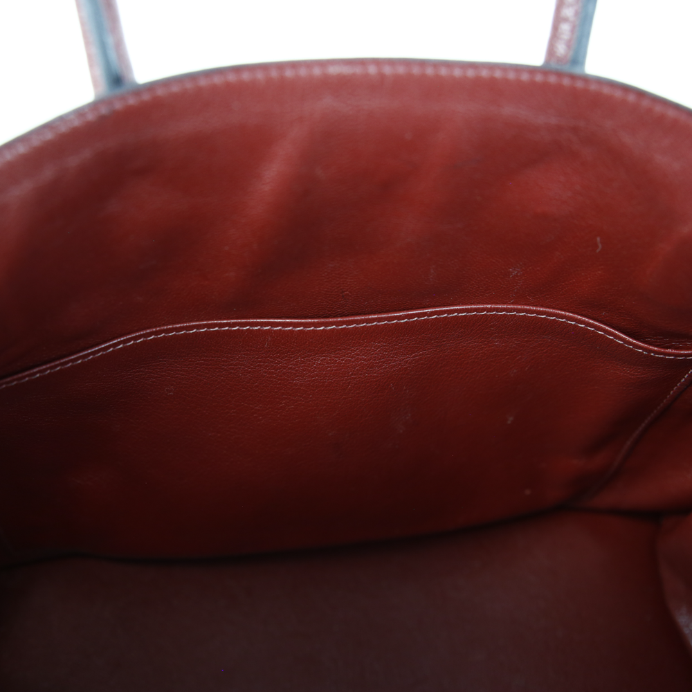Birkin 35 bag in red leather