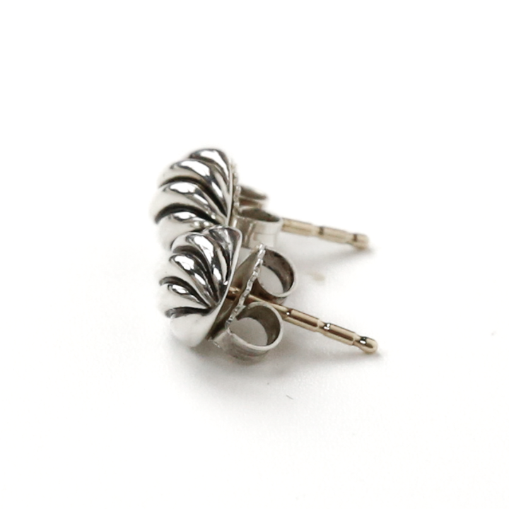 David Yurman Sterling Silver Sculpted Cable Stud Earrings