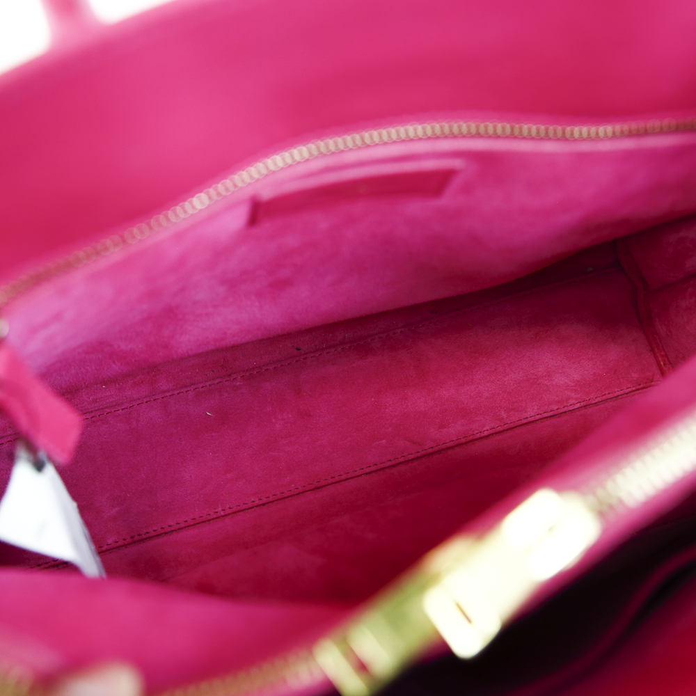 Saint Laurent Bubble Gum Pink Small Sac de Jour Tote Bag
