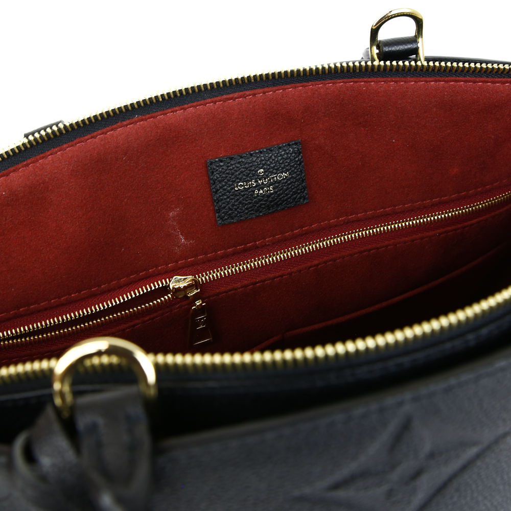 Louis Vuitton Louis Vuitton Monogram Implant Grand Palais Mm Black M45811  Women's Leather Bag Auction