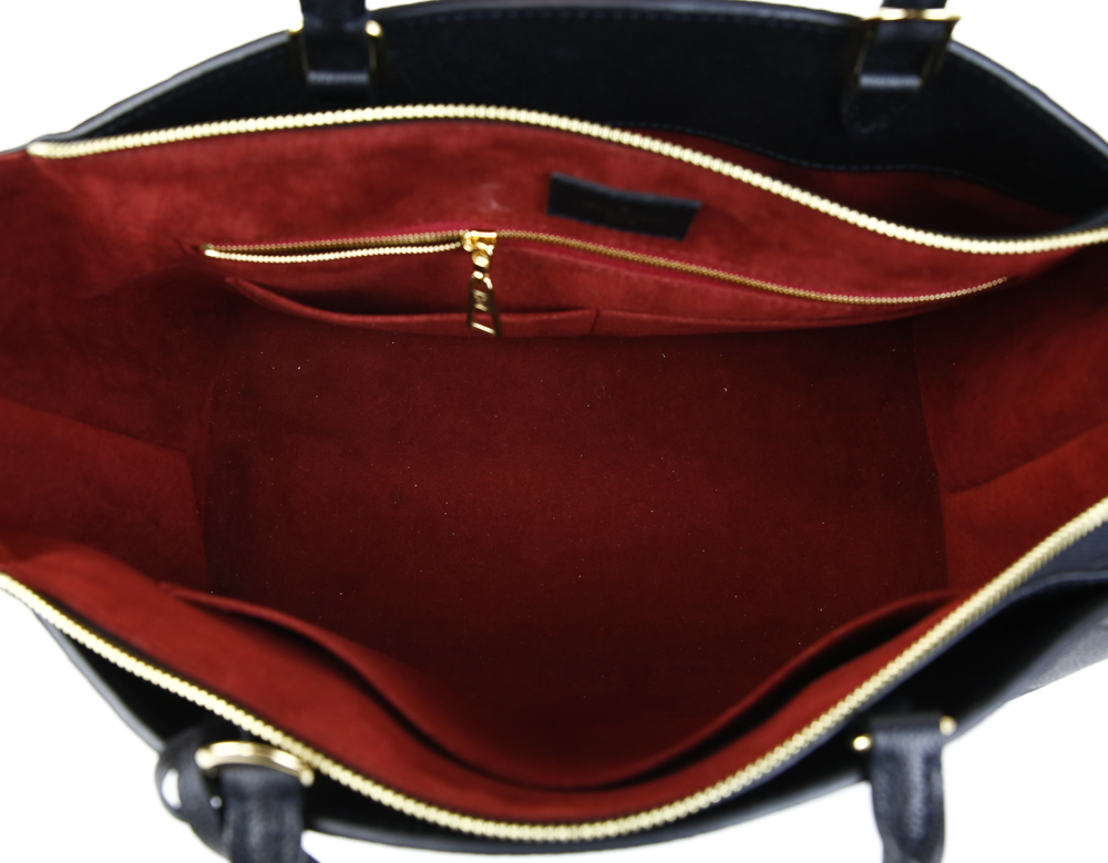 HOT Louis Vuitton Black Purse Red Interior Louis Vuitton Black