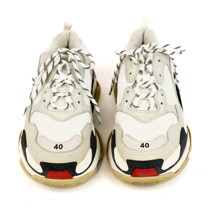 front view of Balenciaga Triple S Chunky Sneakers
